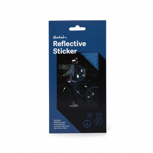 Satch refleks Sticker Sæt, Blå